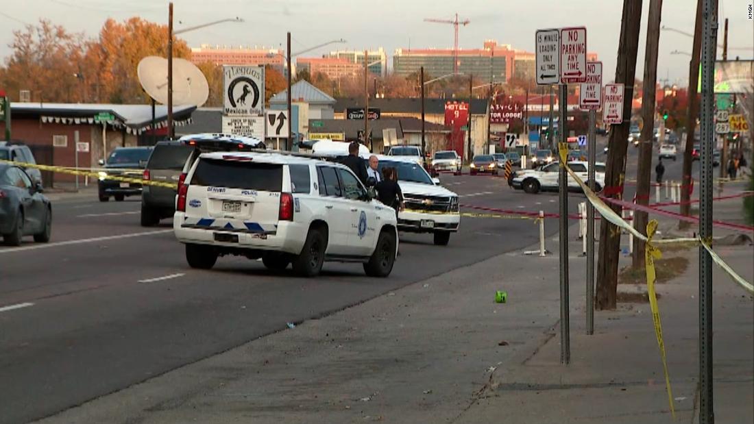 1 killed and 5 others were injured in a drive-by shooting in Denver, police say