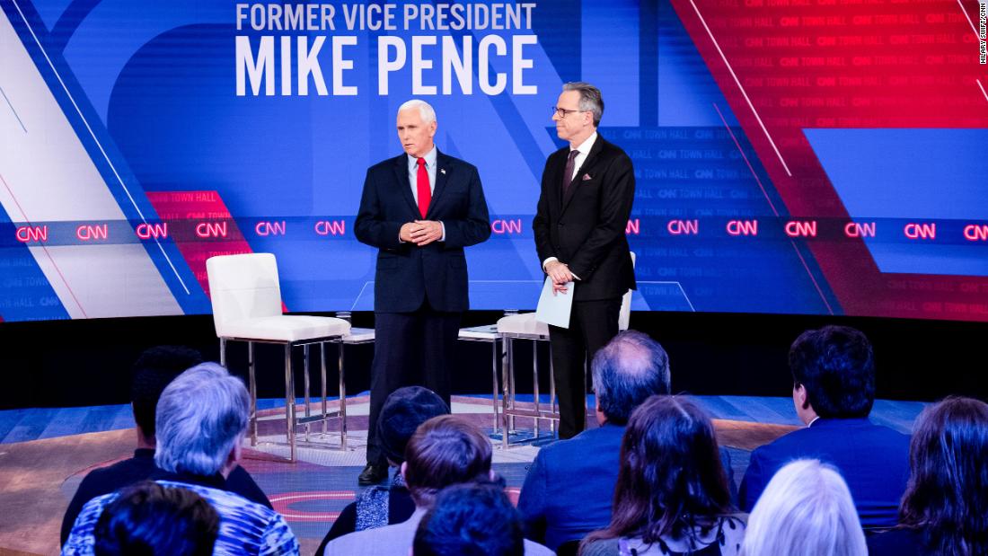 6 takeaways from former Vice President Mike Pence’s CNN town hall