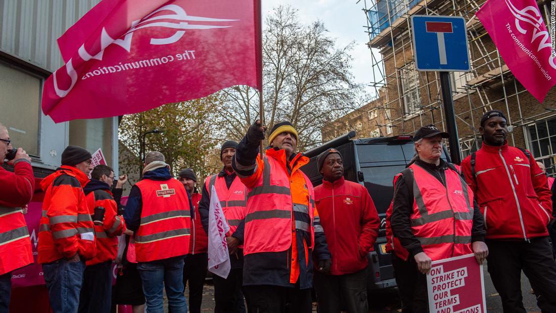 In Britain, nearly 200,000 workers are striking on Black Friday