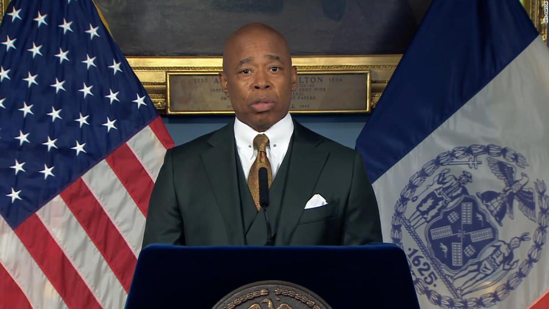 New York Mayor says NYPD and first responders can involuntarily commit those in mental health crisis