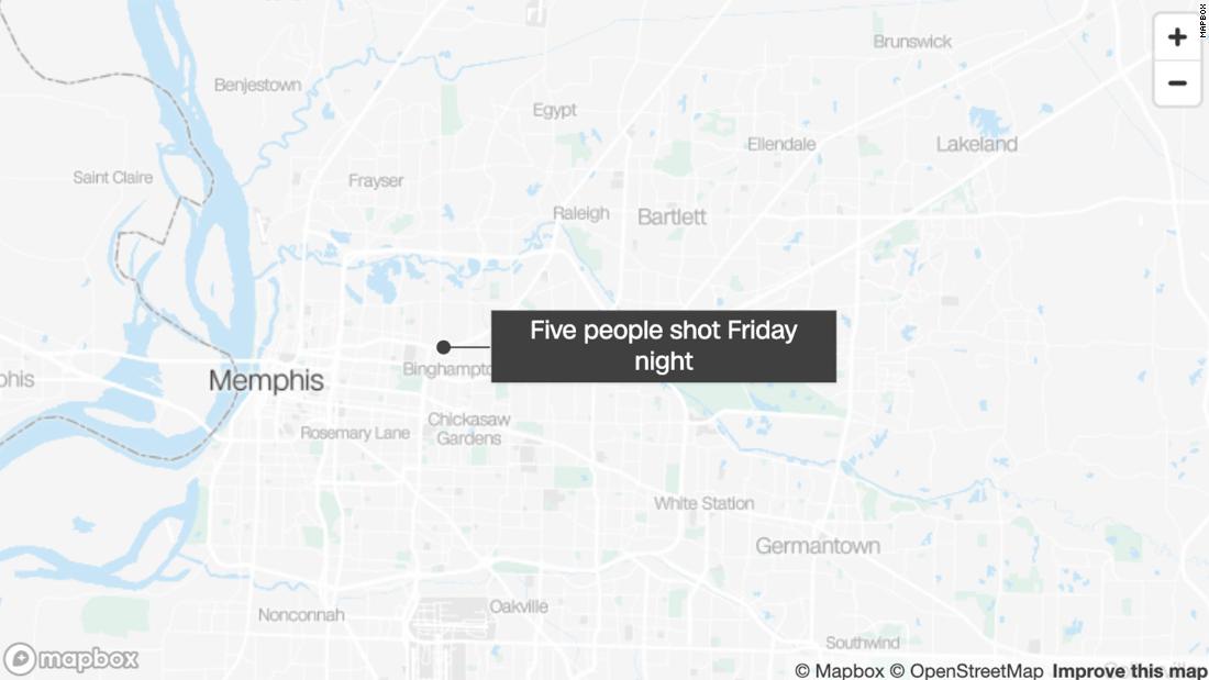 Memphis shooting leaves five people in critical condition