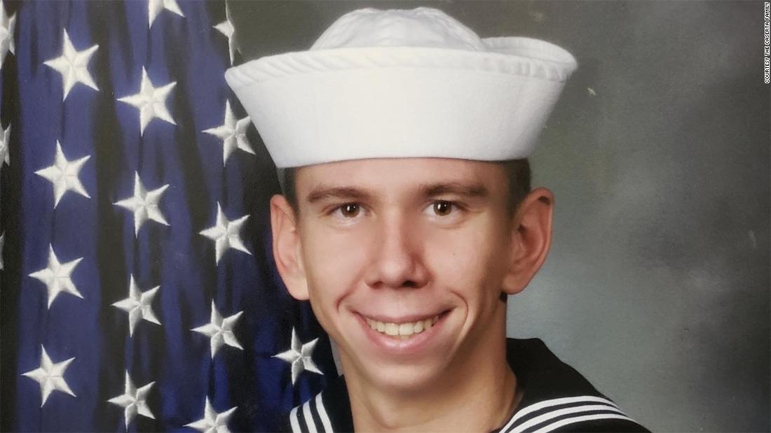 Parents of sailor who died by suicide urge Pentagon to implement mental health measure named in his honor that became law over a year ago