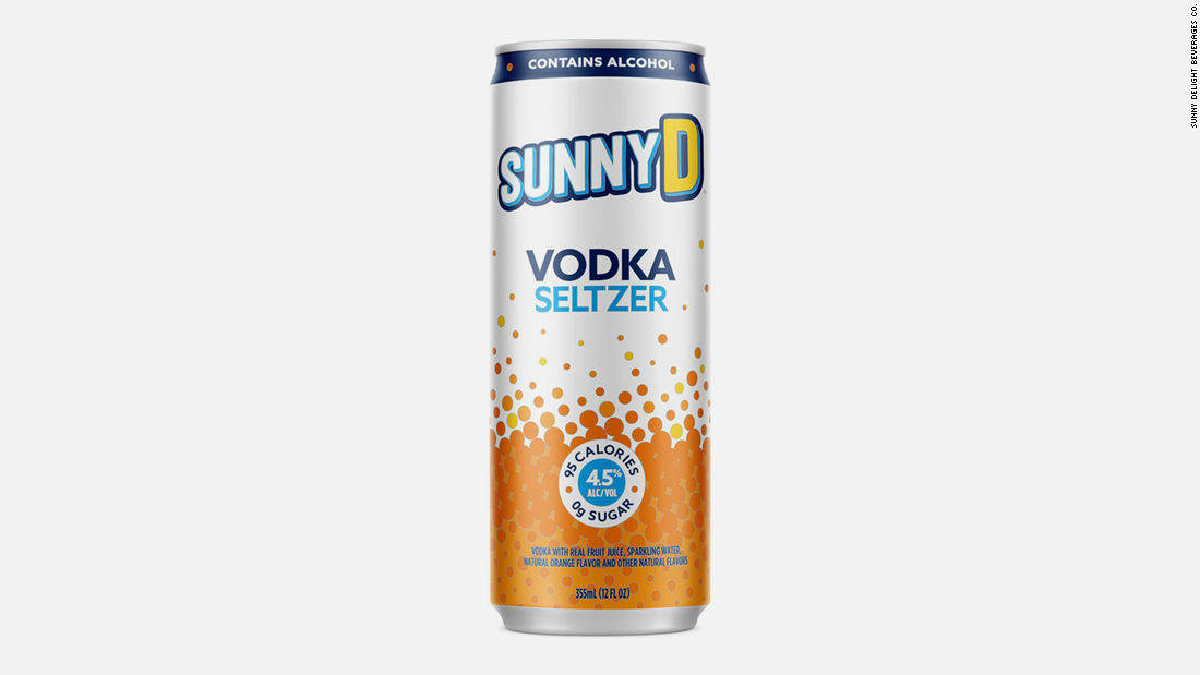 SunnyD Vodka Seltzer will officially be sold in stores