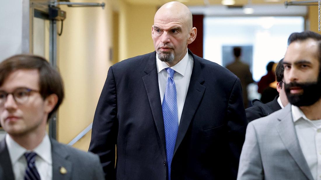 Sen. Fetterman discharged from Walter Reed after receiving treatment for depression