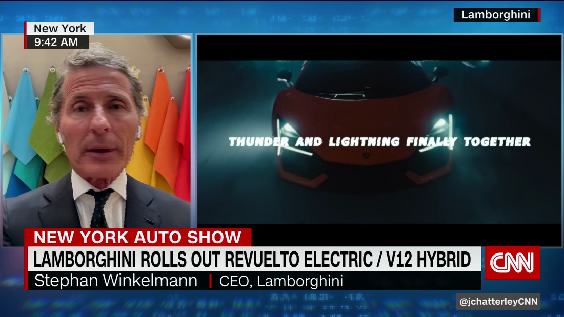 Lamborghini rolls out a new electric / V12 Hybrid