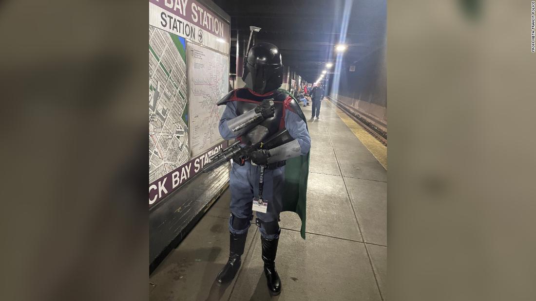 Police were called about a person with a rifle. It turned out to be a man in a Boba Fett costume.
