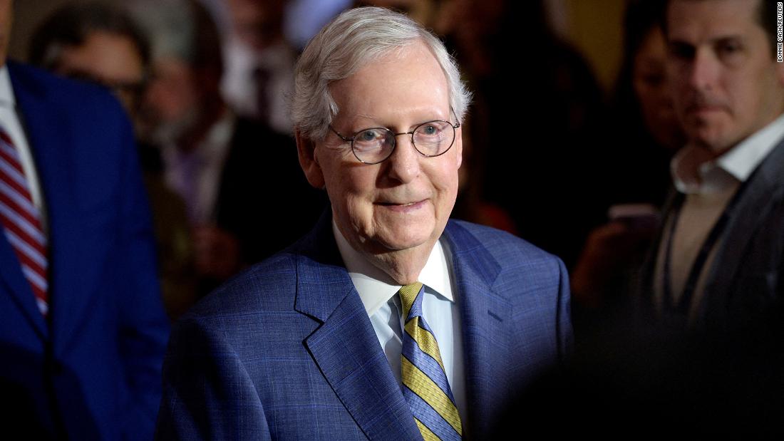 McConnell back after fall as Senate resumes