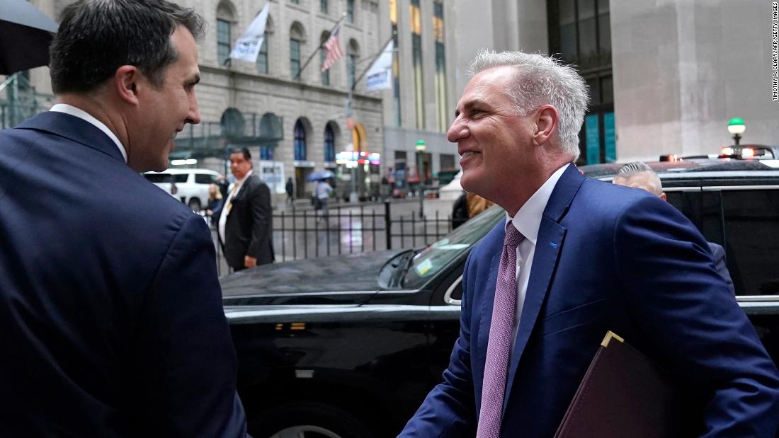 Speaker McCarthy lays out GOP debt limit plan in Wall Street visit