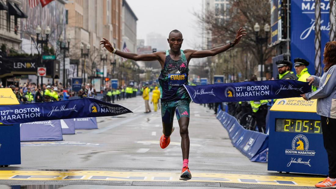 Double delight for Kenya as Evans Chebet and Hellen Obiri win men’s and women’s Boston Marathon races